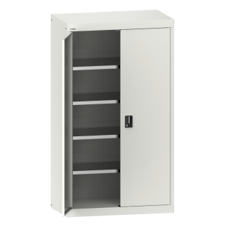 Bild 1: Schwerlastschrank 54x27E (BxTxH) 1100x641x1950mm CODE Lock R9010