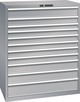 Bild 1: Schubladenschrank 64x36E (BxTxH) 1193x725x1450mm RFID Lock N4502