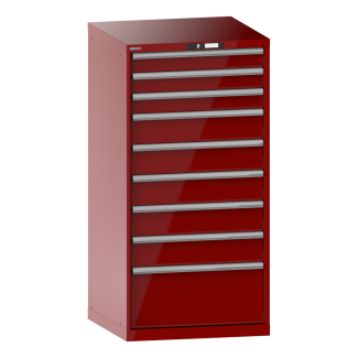 Bild 1: Schubladenschrank 36x36E (BxTxH) 717x725x1450mm KEY Lock R3003