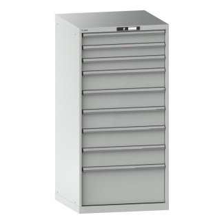 Bild 1: Schubladenschrank 36x36E (BxTxH) 717x725x1450mm KEY Lock R7035