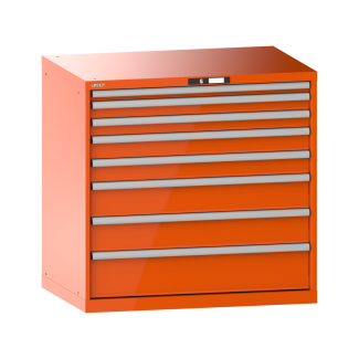 Bild 1: Schubladenschrank 54x36E (BxTxH) 1023x725x1000mm KEY Lock R2004