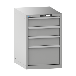 Bild 1: Schubladenschrank 27x36E (BxTxH) 564x725x850mm AUTO Lock R9006