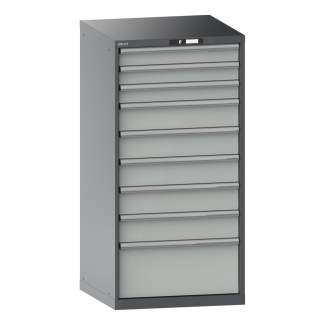 Bild 1: Schubladenschrank 36x36E (BxTxH) 717x725x1450mm KEY Lock N6502/R7035