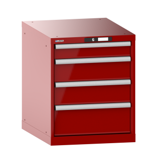 Bild 1: Schubladenschrank 27x36E (BxTxH) 564x725x700mm KEY Lock R3003