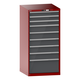 Bild 1: Schubladenschrank 36x36E (BxTxH) 717x725x1450mm KEY Lock R3003/N6502